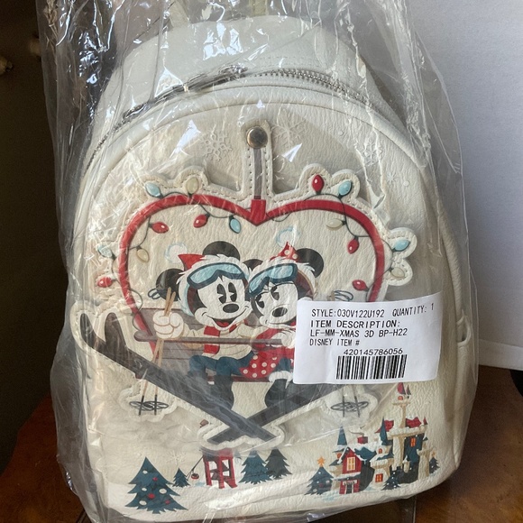 Disney parks Christmas loungefly - Picture 1 of 2